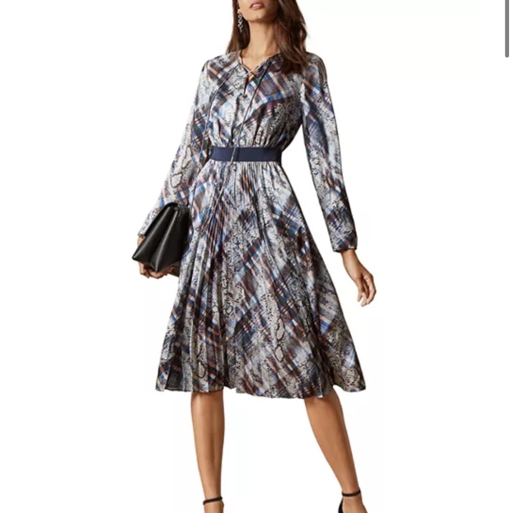 Ted Baker Lilia Quartz Print Midi Dress